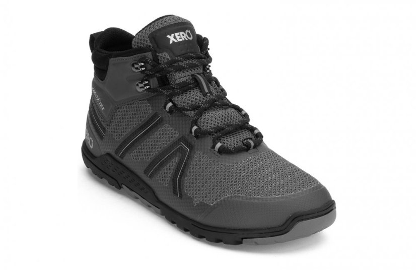 XERO Xcursion Fusion – Pánské turistické barefoot boty s membránou - Barva: Black Titanium, Velikost: 40
