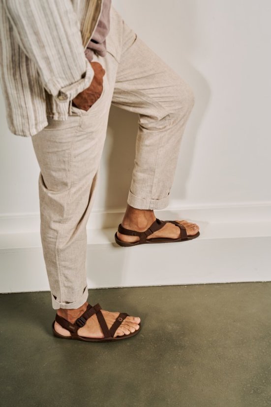 Pánské barefoot sandály Xero Shoes Z-Trek - Brown