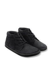 Unisex kotníkové barefoot boty Be Lenka Synergy Fleece - All Black