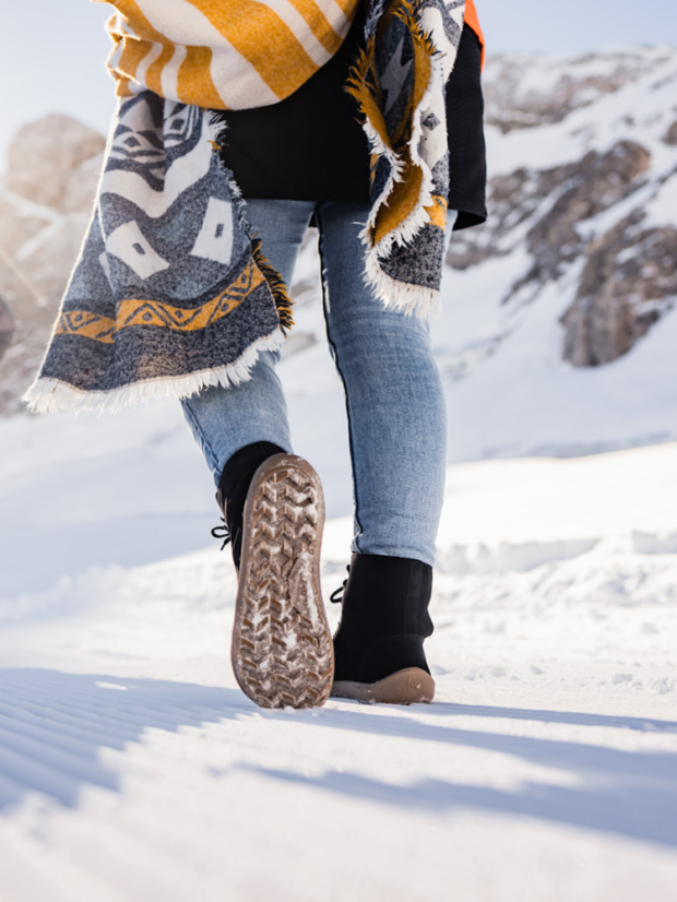DOPRODEJ Unisex zimní barefoot boty Be Lenka Winter 3.0 - Matt Black - Barva: Matt Black, Velikost: 39