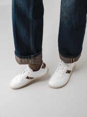 Be Lenka Cellestia - barefoot tenisky s perforací (kožené, unisex)