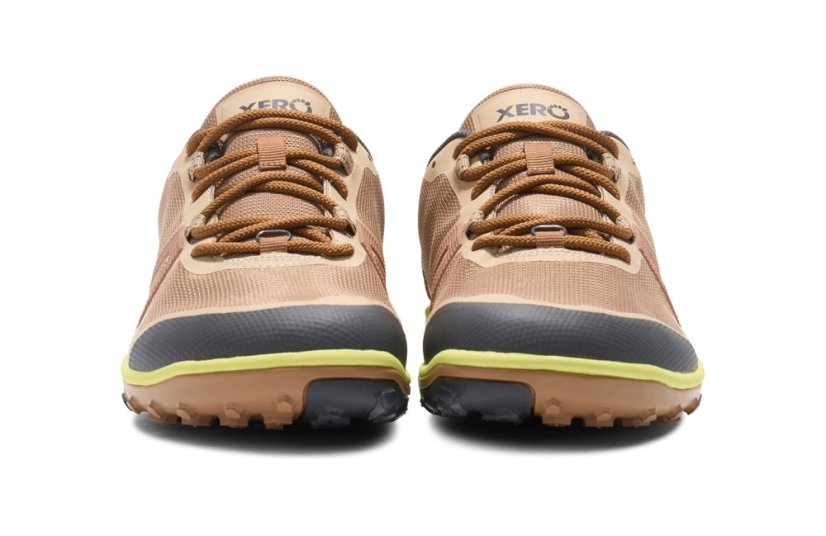VÝPRODEJ Pánské trailové barefoot boty Xero Shoes Scrambler Low EV - Dark Irish Cream