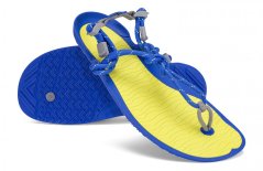 Pánské barefoot sandály Xero Shoes Aqua Cloud - Safety Yellow