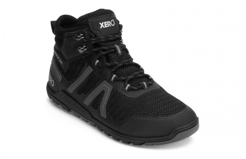XERO Xcursion Fusion – Pánské turistické barefoot boty s membránou - Barva: Black Titanium, Velikost: 40