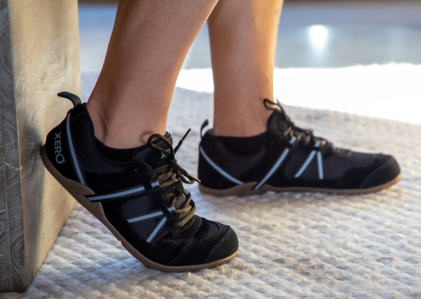 XERO Prio Suede pánské barefoot - Barva: Black Gum, Velikost: 44,5