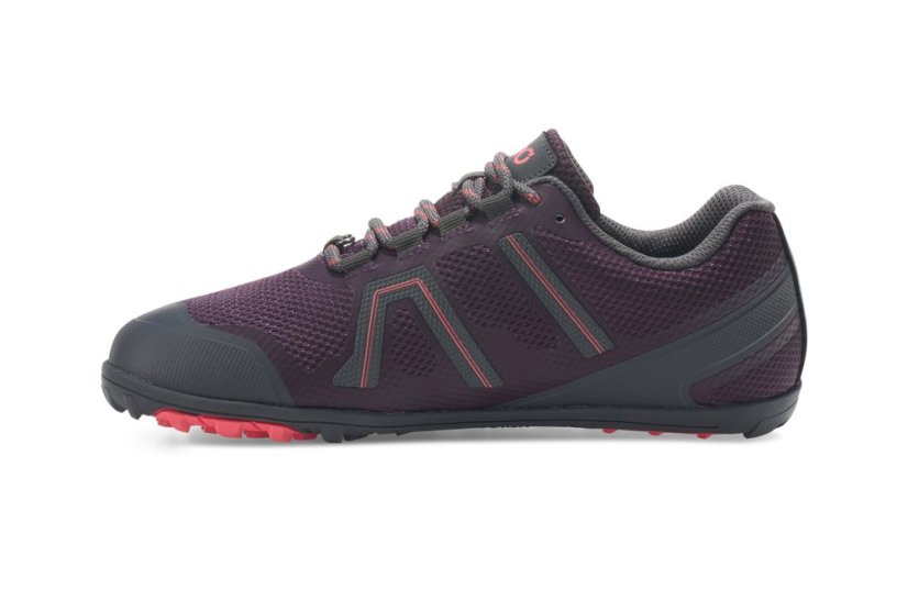 Dámské voděodolné trailové barefoot boty Xero Shoes Mesa Trail WP - Plum Perfect/Sunset Coral - Velikost: 41,5