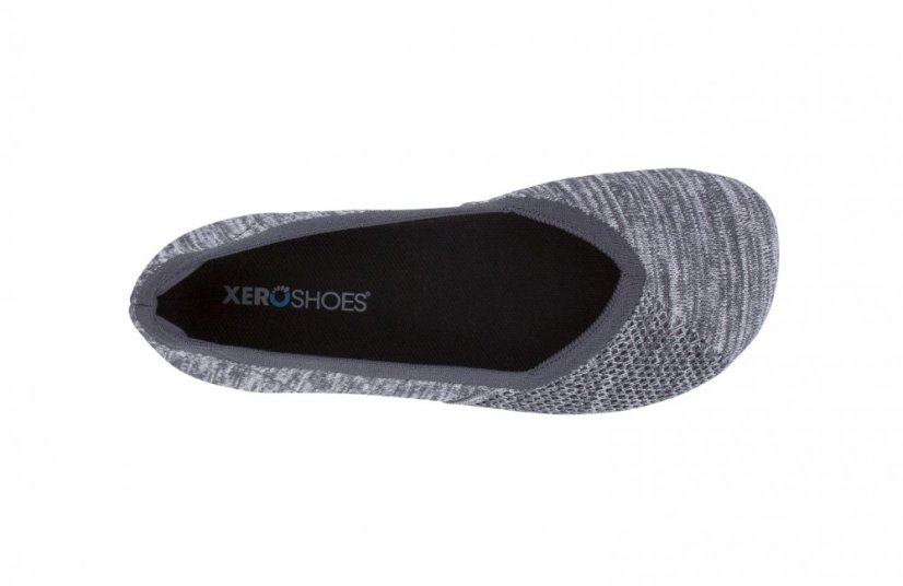 XERO Phoenix Knit - dámské barefoot baleríny - Barva: Šedá, Velikost: 38,5