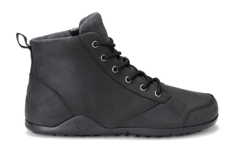 VÝPRODEJ Pánské zateplené kožené barefoot kotníkové boty Xero Shoes Denver - Barva: Black Denver Leather, Velikost: 46