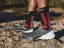 COMPRESSPORT Běžecké ponožky PRS V4.0 TRAIL - Barva: Černá-červená, Velikost: T2