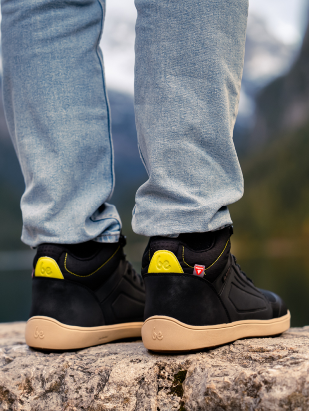 DOPRODEJ Unisex zimní barefoot boty Be Lenka ArcticEdge - Charcoal Black - Barva: Charcoal Black, Velikost: 38