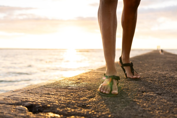 VÝPRODEJ Pánské turistické barefoot sandály Xero Shoes H-Trail - Steel Gray - Barva: Steel Gray Lolite H-Trail Men, Velikost: 48