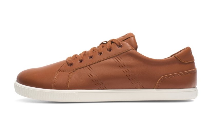 Pánské kožené barefoot tenisky Xero Shoes Dillon Leather - Mocha/Bisque