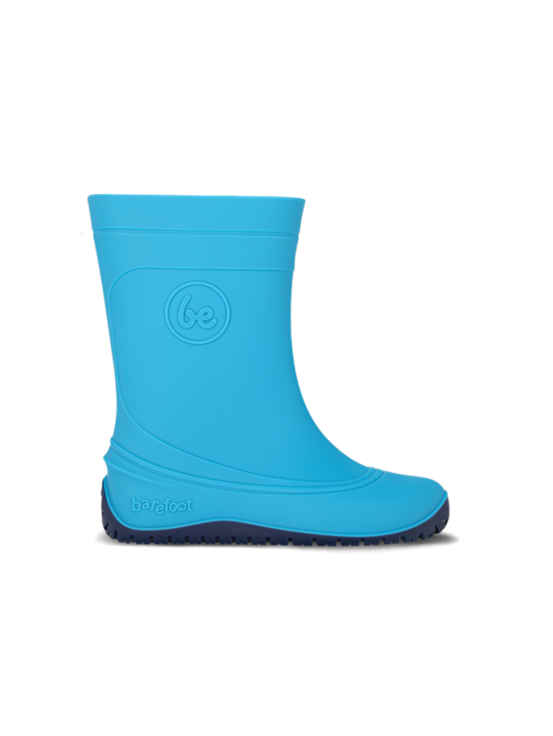 Dětské barefoot gumáky Be Lenka Pudds - Aqua Blue - Barva: Aqua Blue, Velikost: 22