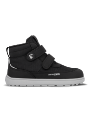 Dětské zimní barefoot boty Be Lenka Zippu - Black/Grey