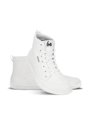 Unisex kotníkové barefoot tenisky Be Lenka Rebound High Top - White