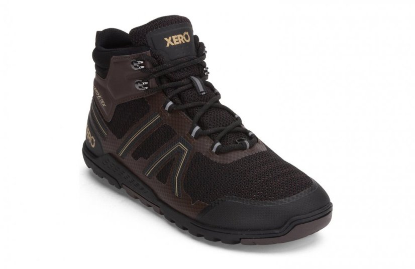 XERO Xcursion Fusion – Pánské turistické barefoot boty s membránou - Barva: Black Titanium, Velikost: 40